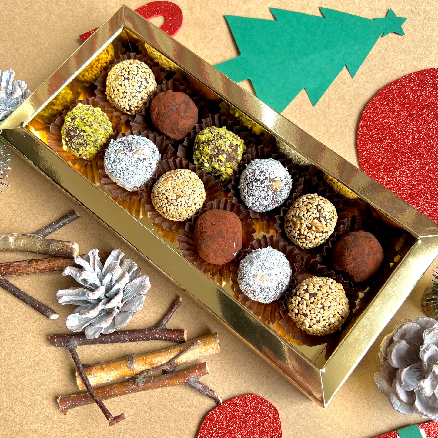 Energy Balls Christmas Gift Box