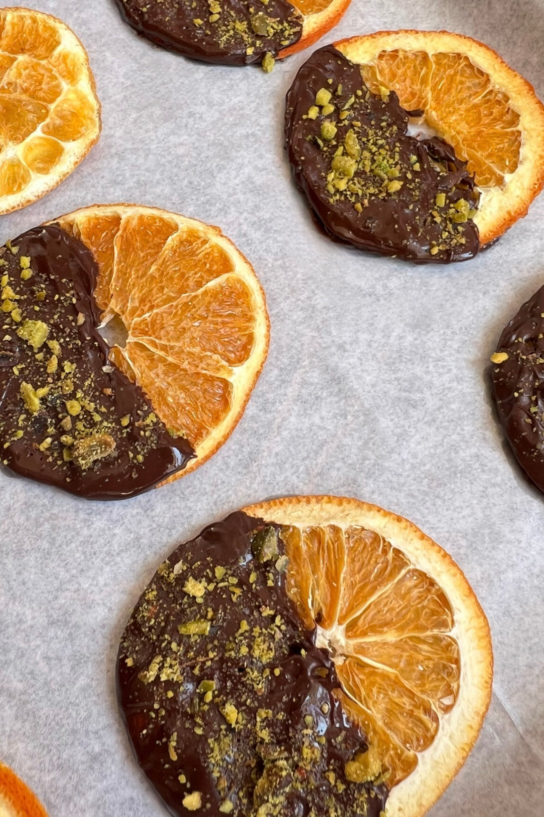 Chocolate Dipped Orange Slices