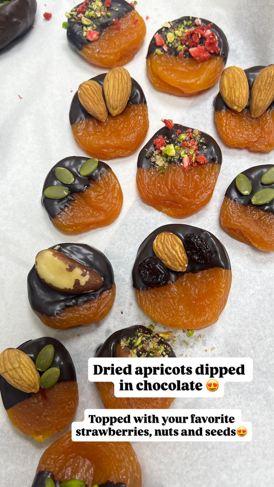 Chocolate dipped Apricot