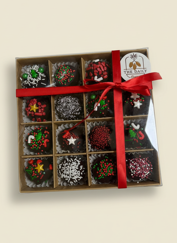 Holiday Chocolate Date Balls