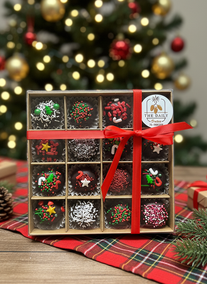 Holiday Chocolate Date Balls