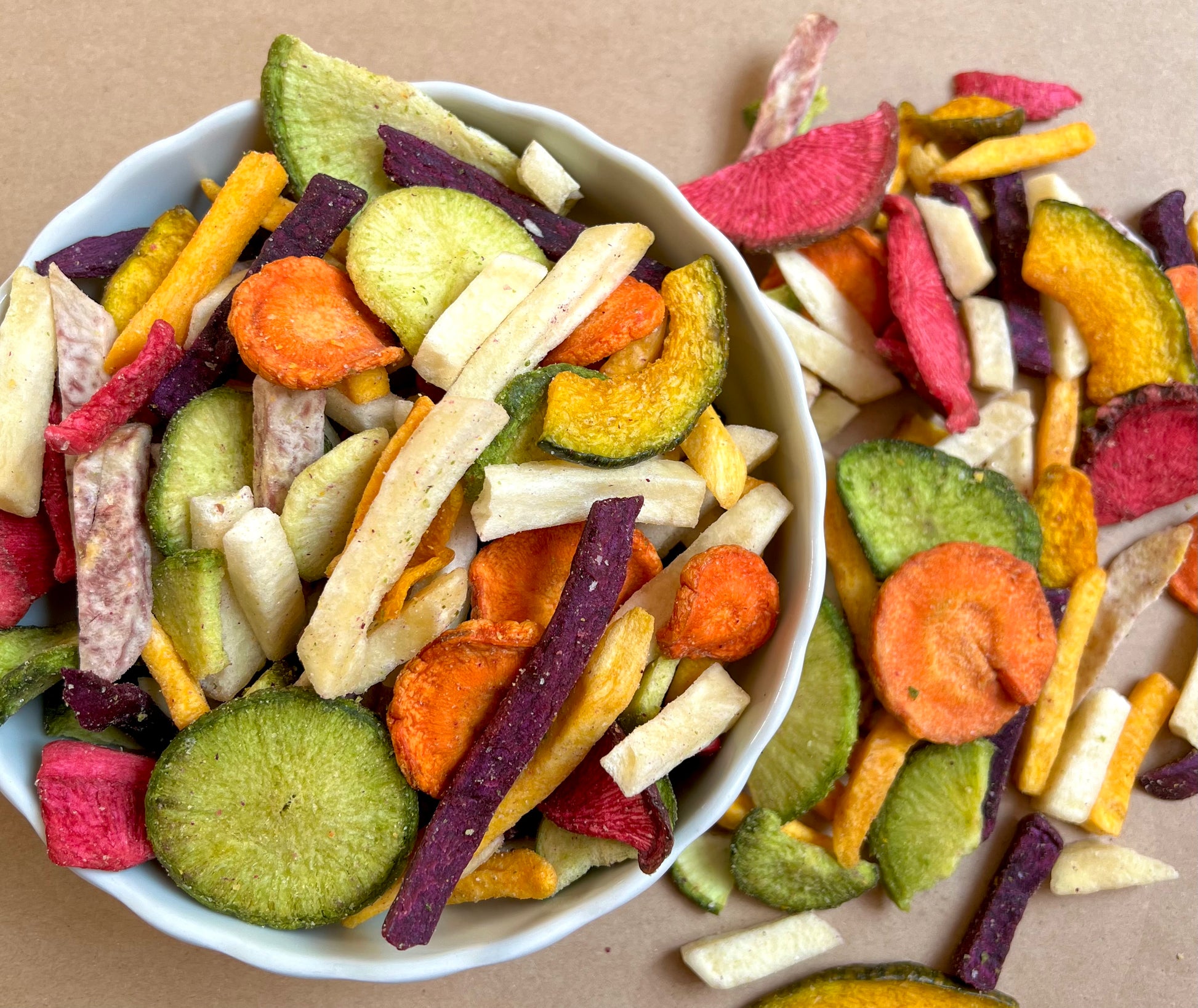 Dried Mixed Vegetables Chips thedailydates